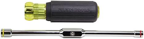 Klein Tools 65064 Altıgen Başlı 2'si 1 arada Somun Anahtarı, 1/4 inç ve 5/16 inç