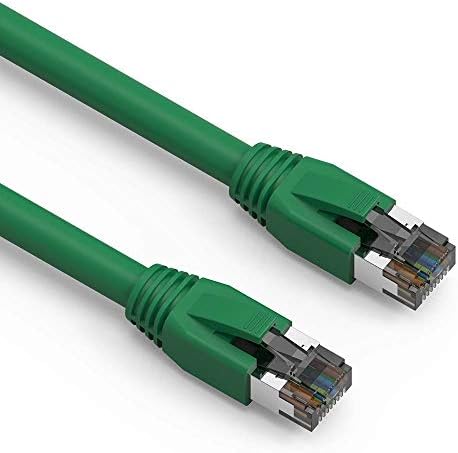 ACCL 25Ft Kedi.8 S/FTP Ethernet Ağ Kablosu Yeşil 24AWG, 10 Paket