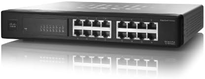 Cisco SR216 16 bağlantı noktalı 10/100 Rafa Monte Edilebilir Anahtar