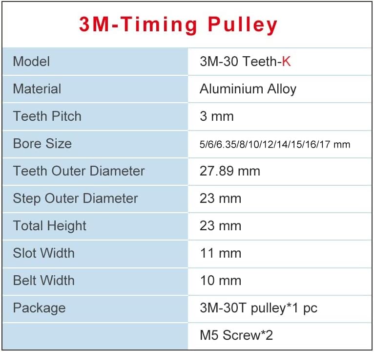 ZHENGGUİFANG Profesyonel zamanlama kasnağı 3M30 Diş Yuvası Genişliği 11mm BF Tipi ince İşleme senkron Tekerlek İç