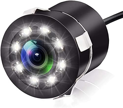 Dikiz kamera, 18.5 mm CCD ters geri görüş kamerası, 170° görüş açısı geri kamera gece görüş ile 8 LED ışıkları, park